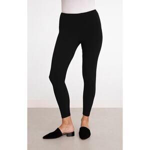 Sympli Women's Black Leggings Size 12 Nu Yoke Comfortable Stretchy